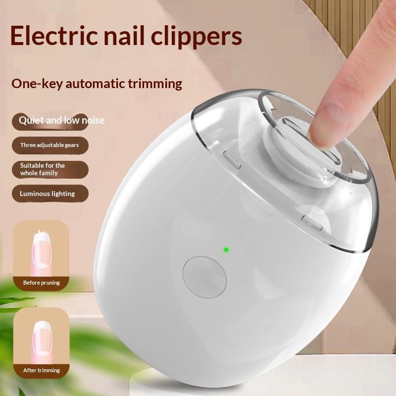 Baby Nail Trimmer Electric - Coupe-ongles électrique 2 en 1 avec