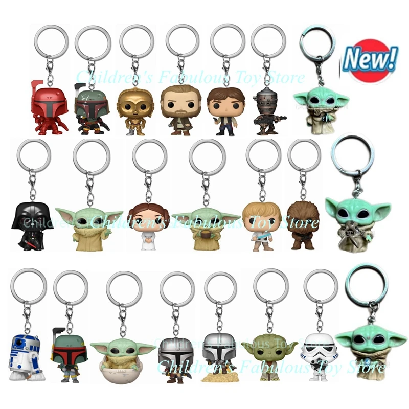 Baby Yoda Products - 29 styles FUNKO porte-clés Star wars