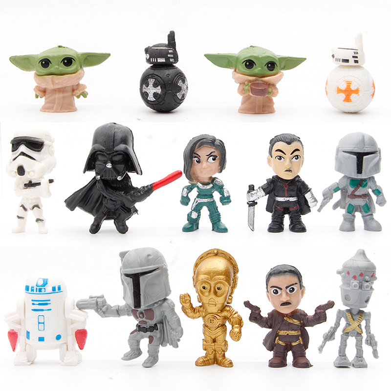 Baby Yoda Products - 14-16 pièces/ensemble dark vador le Manda