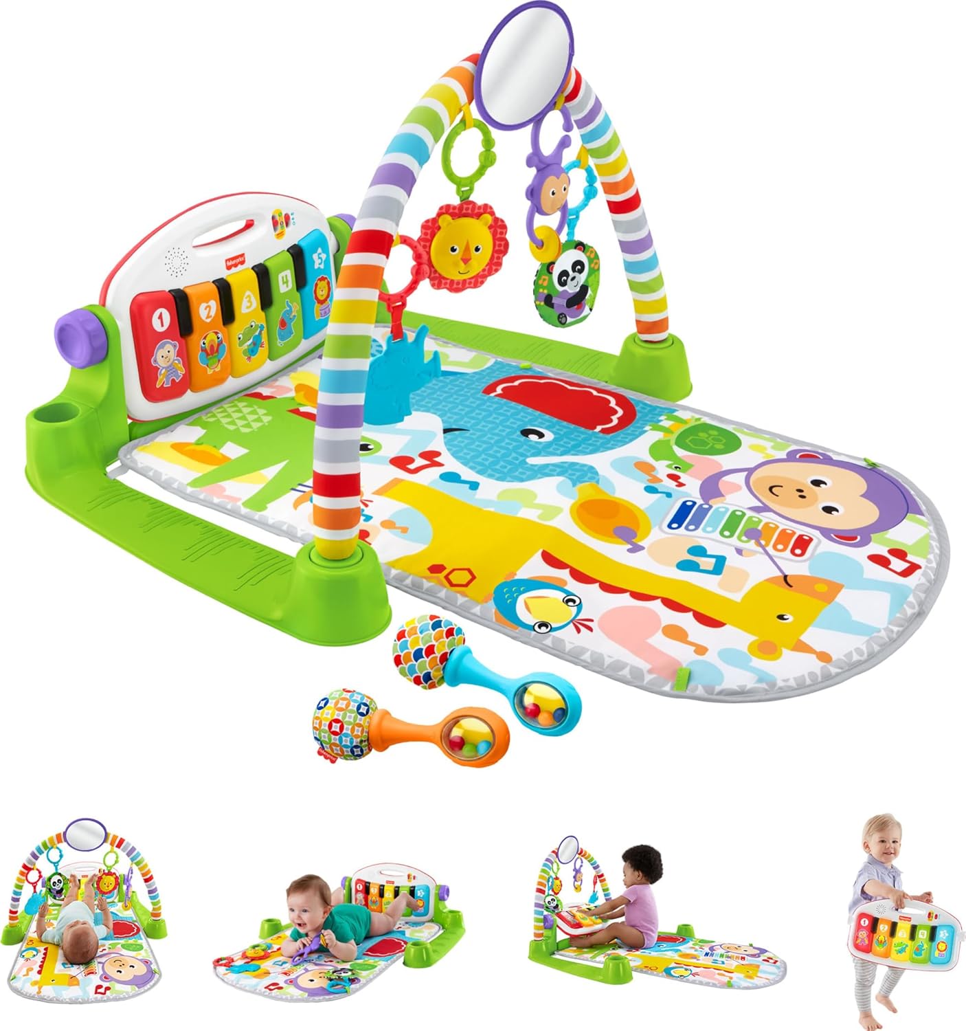 Play Mat - Tapis d'éveil interactif Deluxe Kick &