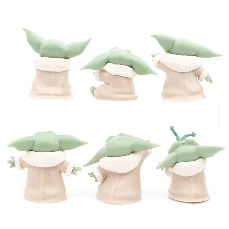 Baby Yoda Products - 6 pièces Star Wars 4-6 cm