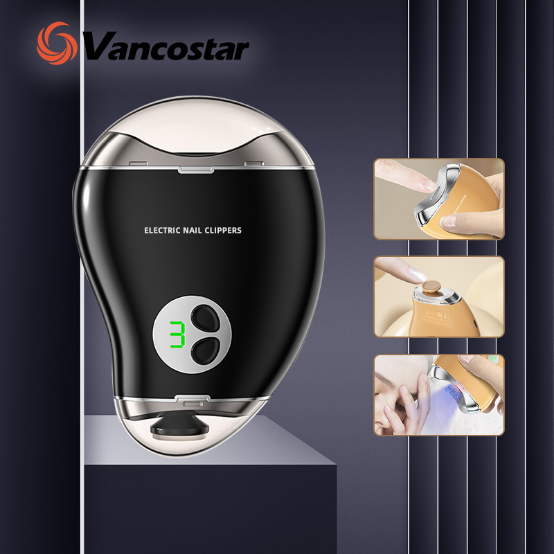 Baby Nail Trimmer Electric - Coupe-ongles électrique automatique 2-en-1 avec lime