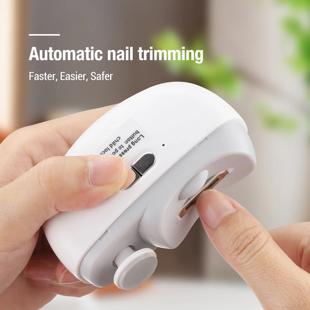 Baby Nail Trimmer Electric - Coupe-ongles électrique, meulage et polissage avec