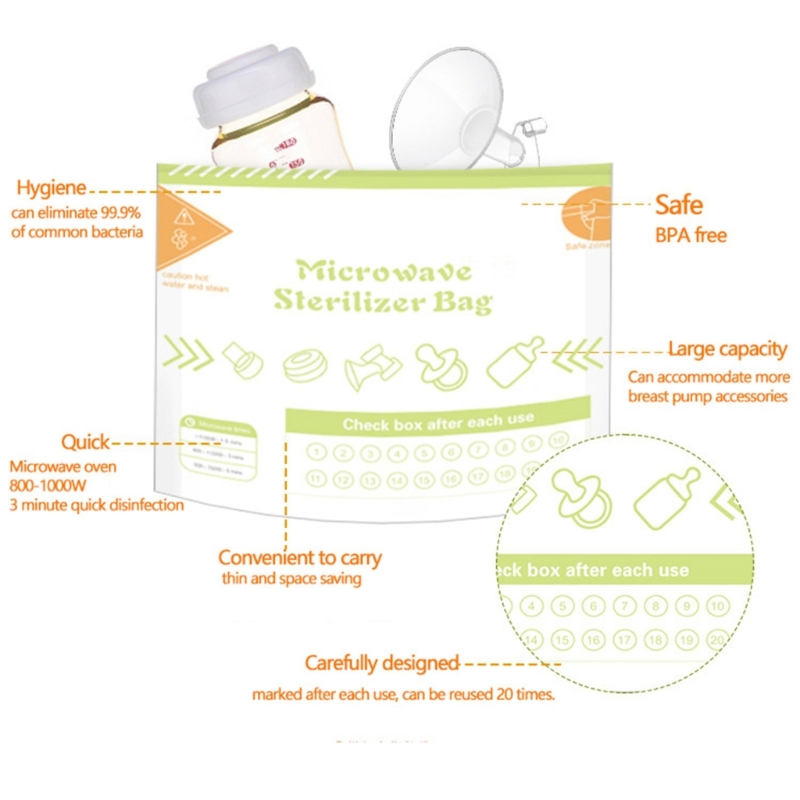 Sacs de stérilisation à vapeur - Baby Bottle Sterilizer avis et prix