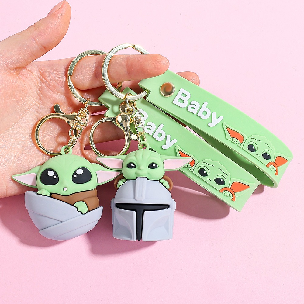 Lot de porte-clés en silicone  - Baby Yoda Products avis et prix
