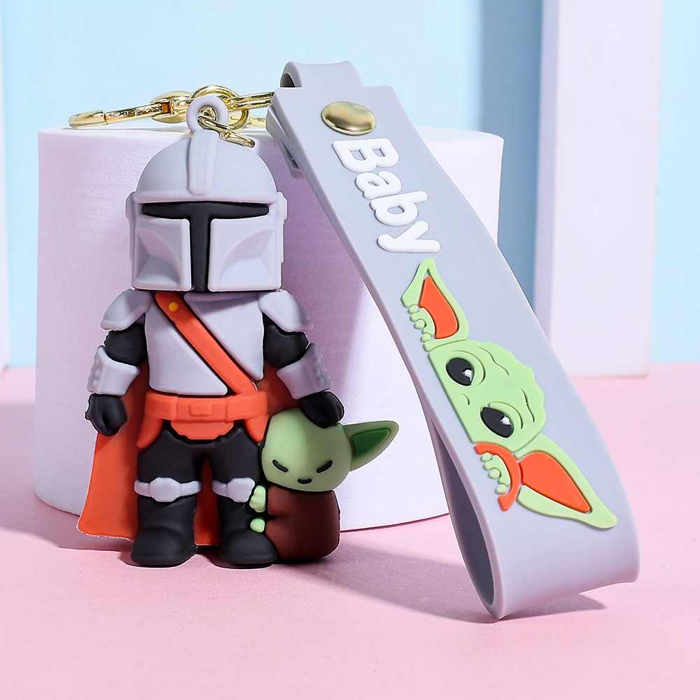Lot de porte-clés en silicone  - Baby Yoda Products avis et prix