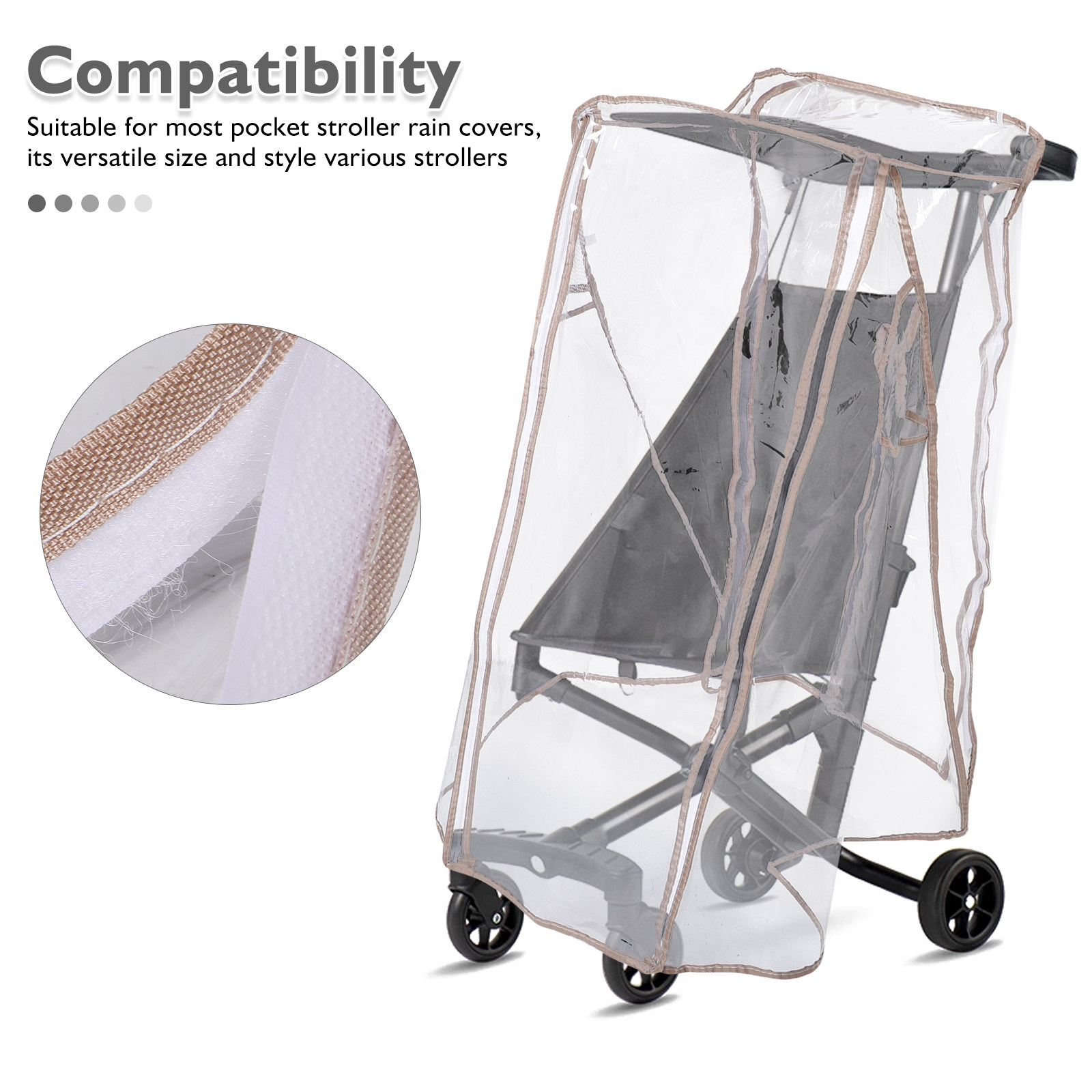 Housse de pluie transparente p - Stroller Rain Cover avis et prix