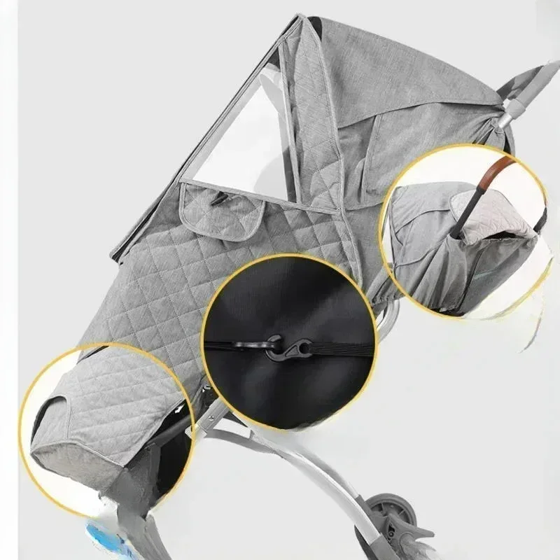 Juste de pluie épaisse pour po - Stroller Rain Cover avis et prix